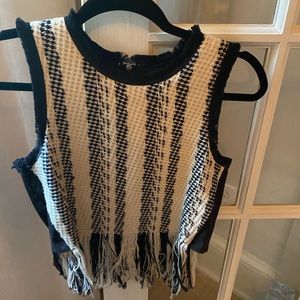 dolce vita crochet tank top